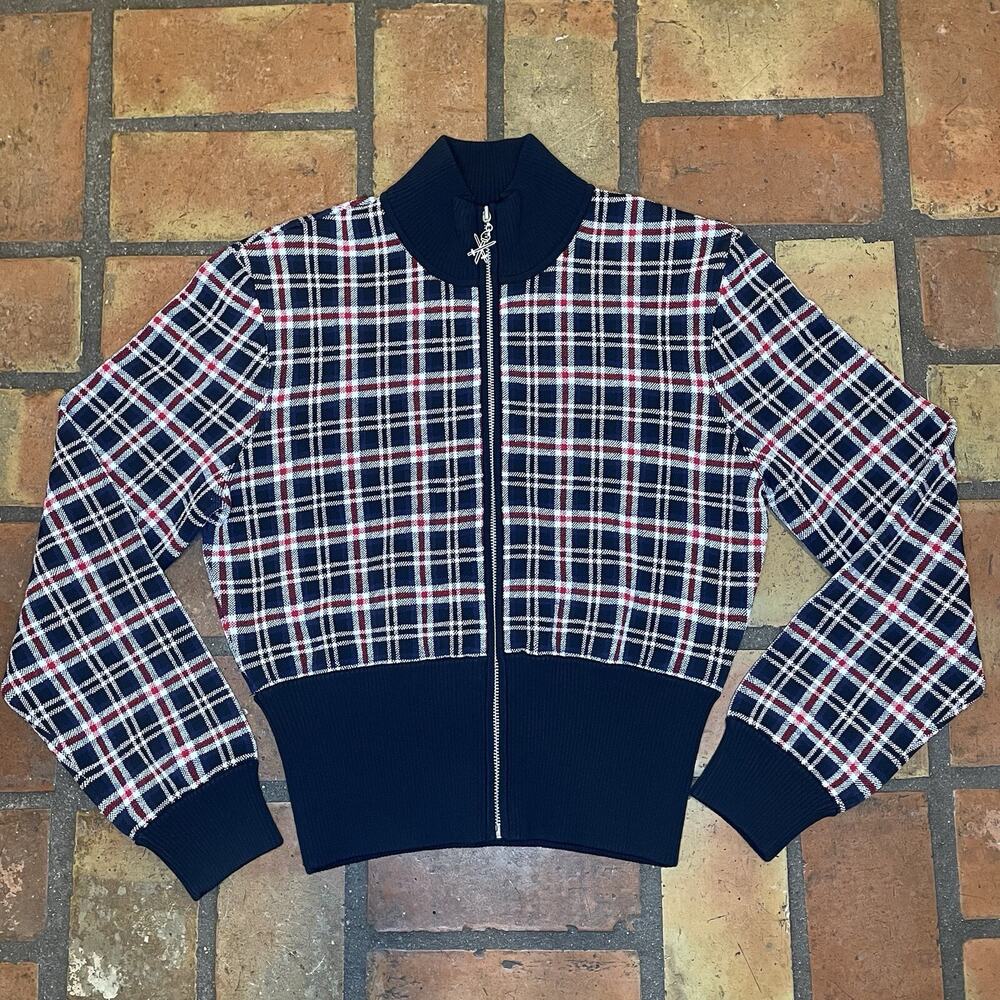 Opening Ceremony Jacket Women’s Medium Plaid Zip Up Bomber NWT Cardigan Track
